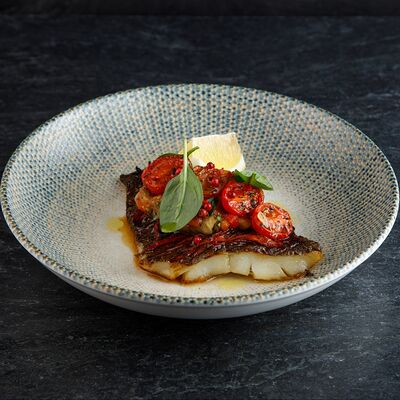 Филе палтуса с печеным перцем в Neft по цене 45 р.