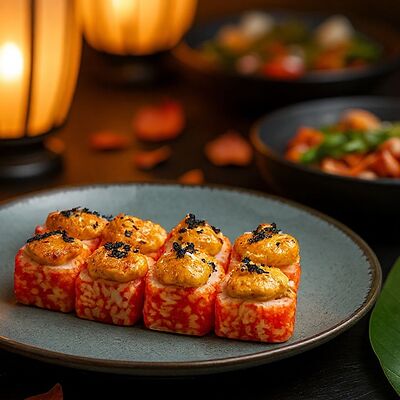 Ролл Запечённое изобилие в Shegai Family по цене 670 ₽