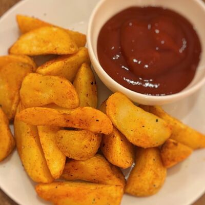 Картофель по-деревенски в Суп с котом по цене 390 ₽