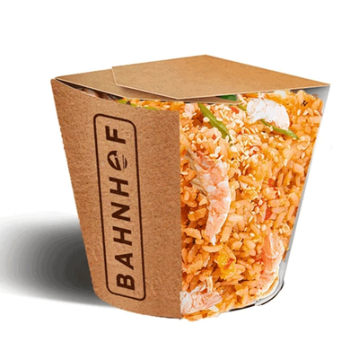 Тяхан с тигровой креветкой и овощами в Банхоф по цене 499 ₽