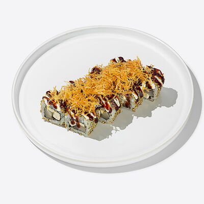 Трюфельный гребешок в кунжуте-васаби в Много лосося по цене 580