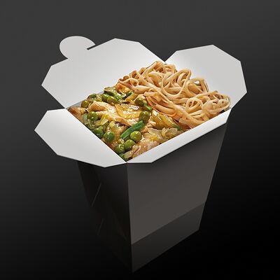 Зелёный карри с цыплёнком и лапшой Wok в Большой ФО по цене 299 ₽