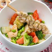 Салат Овощной с курицейв Душа