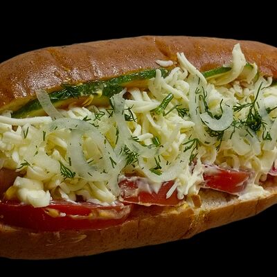 Сытный дог в Пекарня сытная по цене 320 ₽