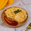 Оладьи куриные со спагетти в Буханка по цене 359