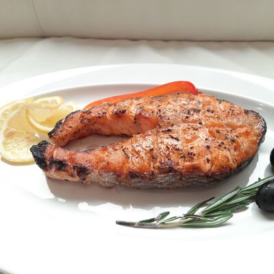 Стейк из сёмги в Шашлык Хаус по цене 910 ₽