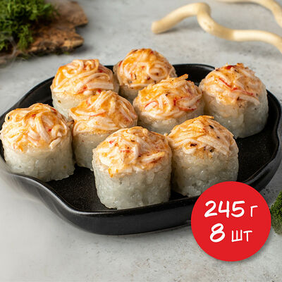 Запеченный ролл 1000 островов с крабом 8шт 245г в Я люблю суши по цене 649 ₽
