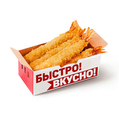 Креветки темпура 3 шт в Чикен Пицца по цене 242 ₽