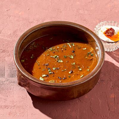 Похлебка с томленой говядиной в KITCHEN по цене 440 ₽