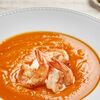 Суп с креветками и страчателлой в Cacio e Pepe по цене 650