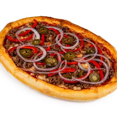 Пицца с бараниной и халапеньо в Гриль Хаус по цене 1140 ₽