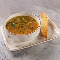 Куриный Суп в Биродром и Панчетта