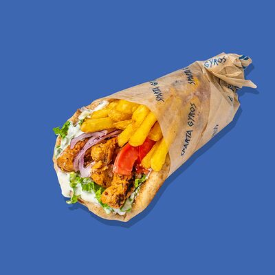 Гирос с креветками в пите в Sparta Gyros по цене 648 ₽