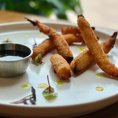 Креветки темпура в Хинкали от Гуся по цене 816 ₽