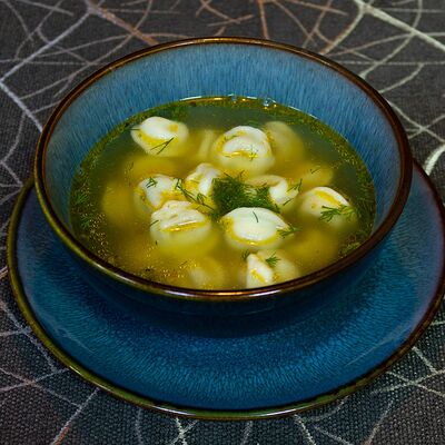 Пельмени с бульоном в Ташкент по цене 392 ₽