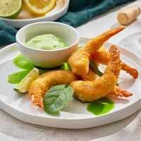 Креветки в темпуре со сладким васаби в True Crab