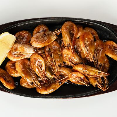 Креветки, обжаренные на сковороде по-баварски в CASPARY BRAU по цене 940 ₽