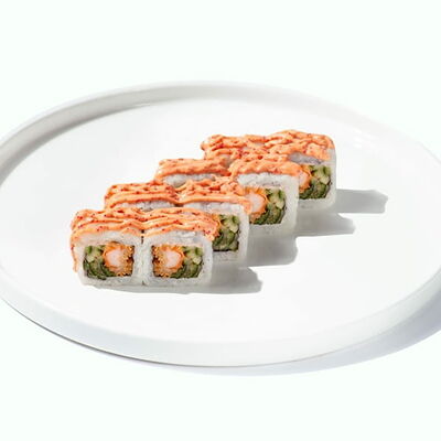 Спайси с креветкой в ЭкоРолл по цене 487 ₽