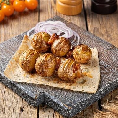 Картофель черри на мангале в Три хинкали&Шашлык по цене 299 ₽