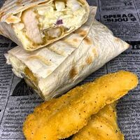Ролл с куриными стрипсами в Смокерная Пара рёбер