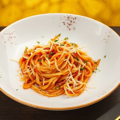 Паста болоньезе не с планеты 41 Gepler B в Птичья личность по цене 555 ₽