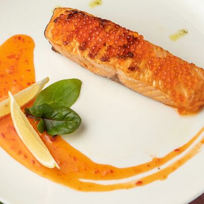 Лосось на гриле с соусом терияки в Лаваш Town Красная по цене 1000 ₽