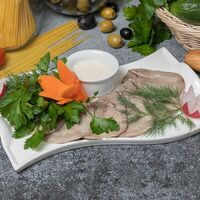 Язык с хреном в Оазис вкуса