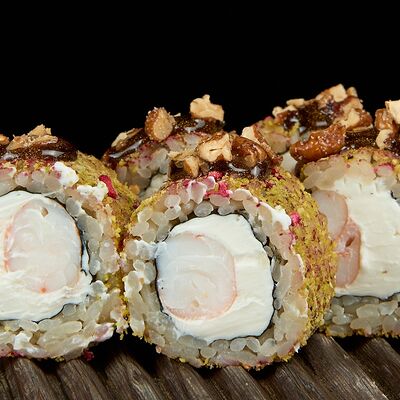 Креветка и фисташка, золотой унаги в Полтора тигра по цене 790