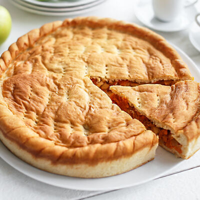 Пирог постный с яблоком и курагой в Вот Такие Пироги по цене 640 ₽