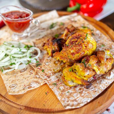 Шашлык из куриного бедра в Мельница по цене 480 ₽