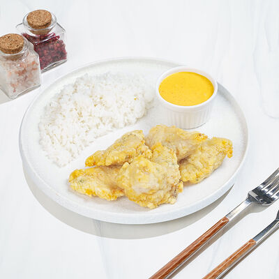 Рыба с рисом и острым соусом манго-карри в Магбургер & Братья Караваевы по цене 315