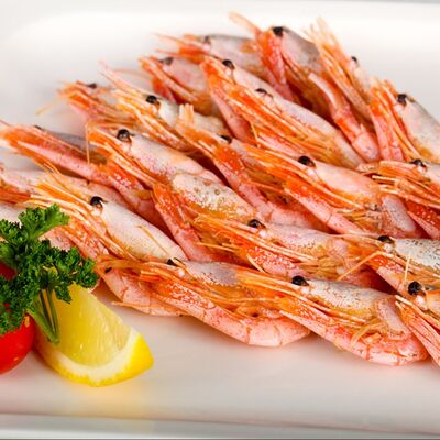 Креветки отварные в Мансарда по цене 1060 ₽