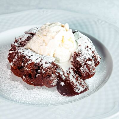 Шоколадный фондан в Отдых по цене 320 ₽