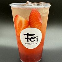 Клубника, малина и жасмин Маленький в Bubble tea cafe Fei