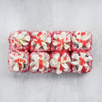 Ролл Лосось с шапочкой в Yummy yummy по цене 290 ₽