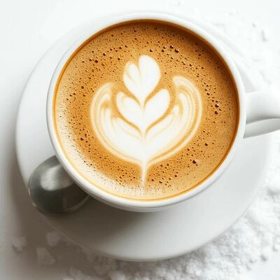 Латте Соленая сгущенка в Пончик по цене 260 ₽