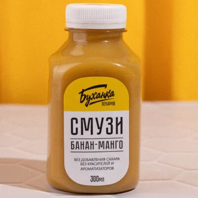 Смузи Банан-мангов Пекарня Буханка по цене 245 ₽