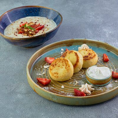 Легкий завтрак в Баклажан в ТЦ 