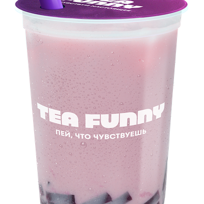 Ежевика Ананас Милкшейк M в Tea funny Bubble tea по цене 420 ₽