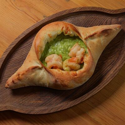 По-аджарски с креветками и шпинатом в Джорджина по цене 720 ₽