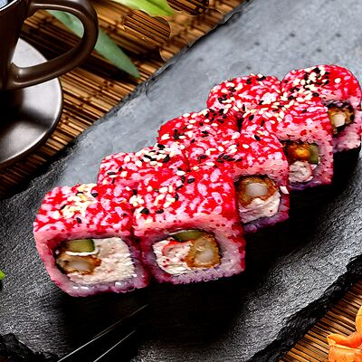 Калифорния с кальмаром в ИМПЕРИЯ СУШИ по цене 409 ₽