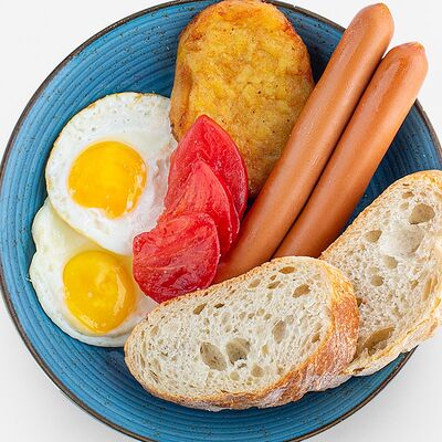 Континентальный завтрак с глазуньей в Вилка Ложка по цене 318 ₽