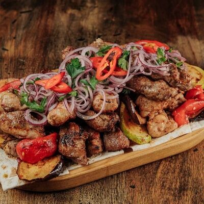 Мясной сет на большую компанию в Вах!Хинкали по цене 7150 ₽