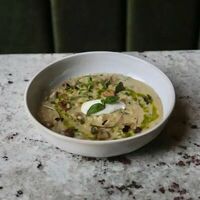 Ризотто с белыми грибами в Tin