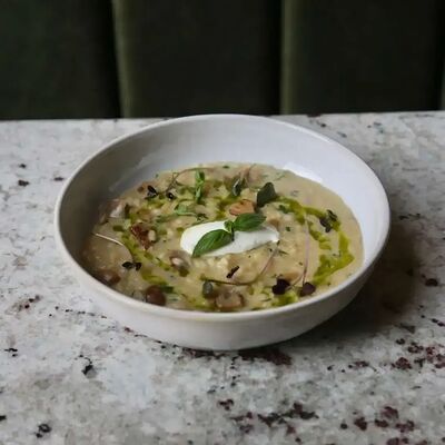 Ризотто с белыми грибами в Tin по цене 980 ₽