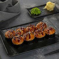 Well ролл запечённый лосось и мидия в Суши Well