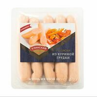 Сосиски из куриных грудок, Клинский мясокомбинат в Азбука Вкуса Экспресс Меню