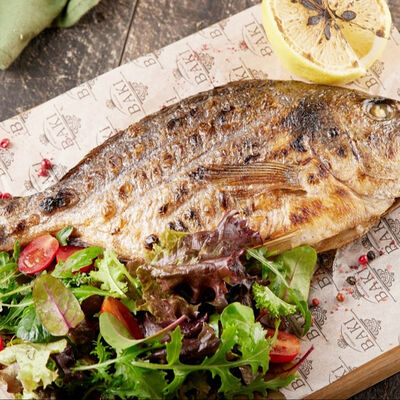 Рыба Дорадо в Тройка по цене 1200 ₽