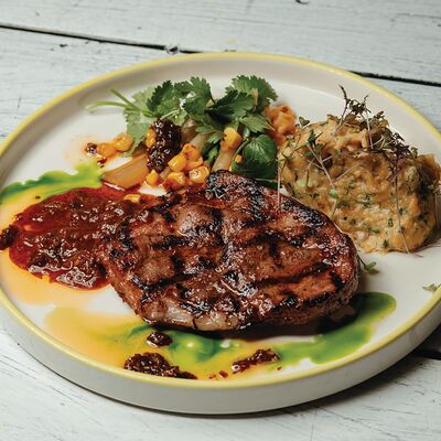 Стейк из свиной шеи в Овертайм по цене 870 ₽