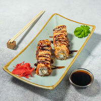 Запеченный ролл Филадельфия в Рестомаркет Китчен